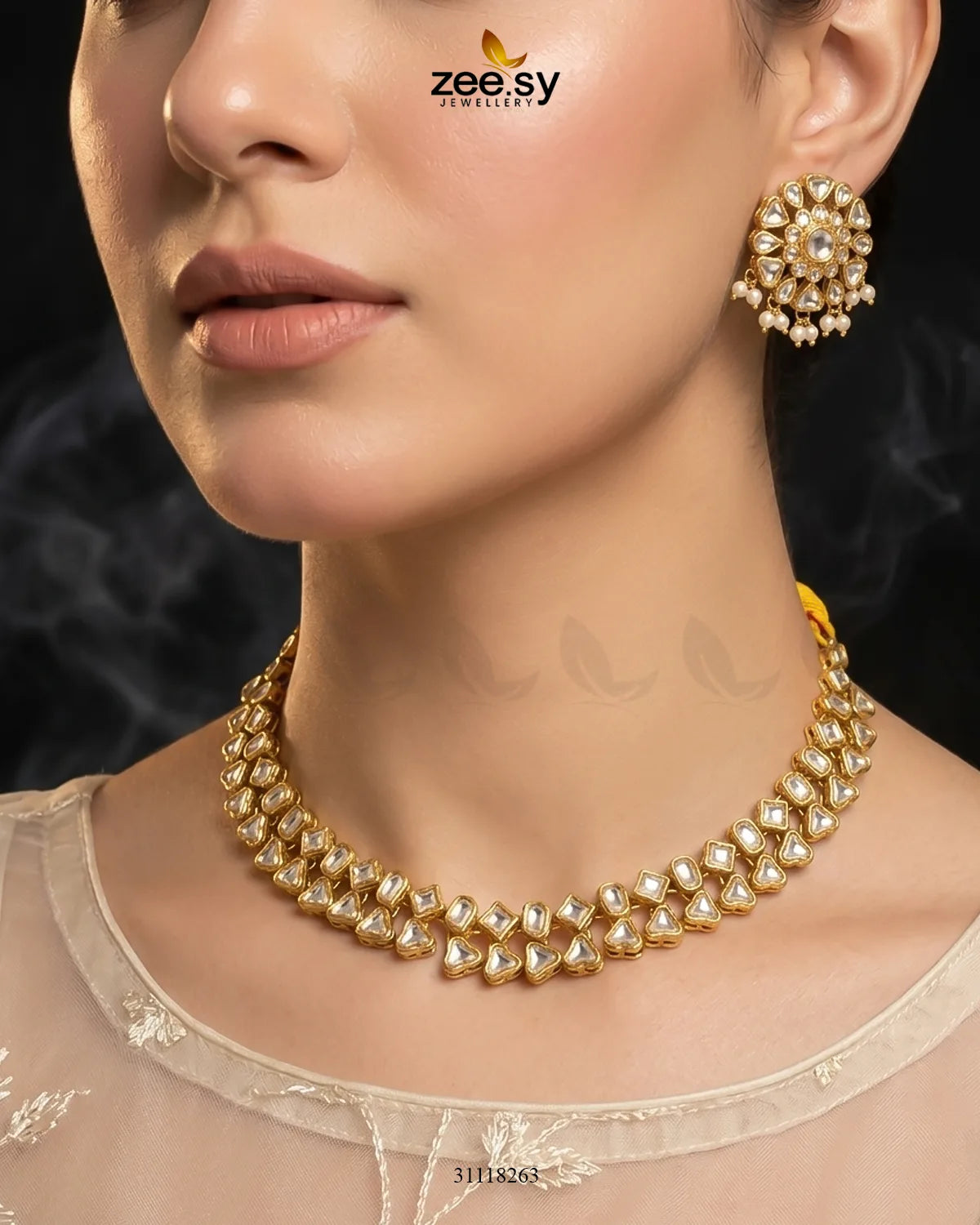 Vela Necklace Set Necklace Sets - Zeesy Jewellery Pakistan | Premium Artificial & Imitation Jewellery