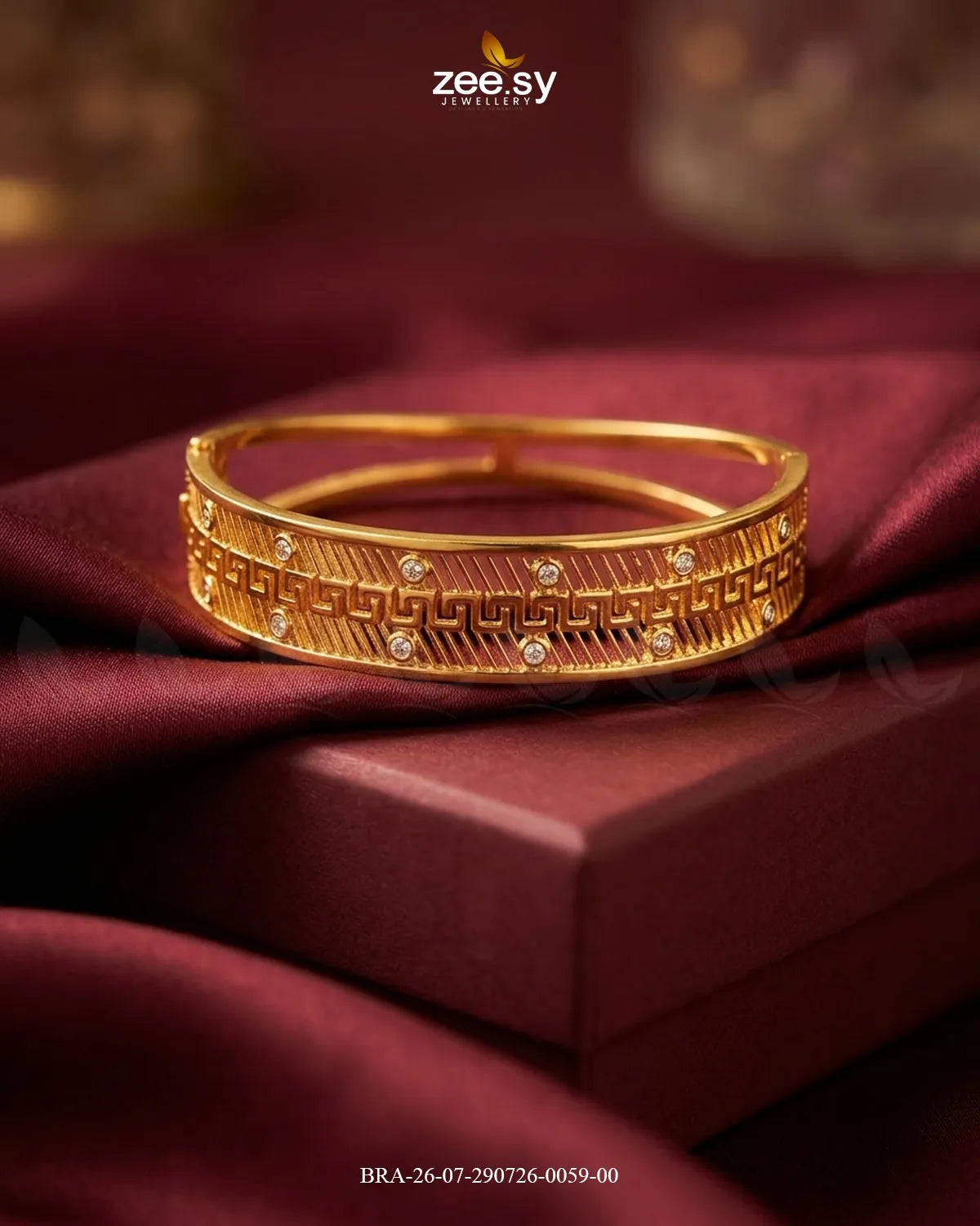 Versa Mesh Crystal Cuff Bracelet