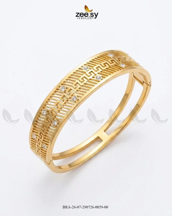 Versa Mesh Crystal Cuff Bracelet