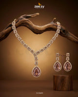 Victorian Bold Gemstone Necklace Set Necklace Sets - Zeesy Jewellery Pakistan | Premium Artificial & Imitation Jewellery