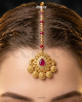 Victorian Rose Ruby Bridal Set Bridal Set - Zeesy Jewellery Pakistan | Premium Artificial & Imitation Jewellery