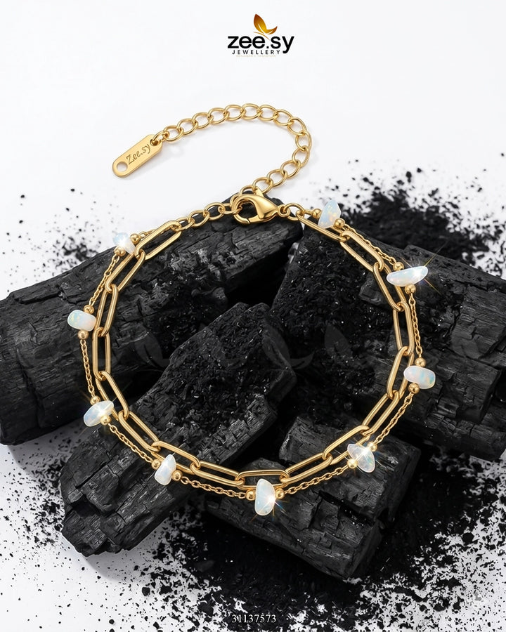Villa Chunky Chain Bracelet Bracelet - Zeesy Jewellery Pakistan | Premium Artificial & Imitation Jewellery