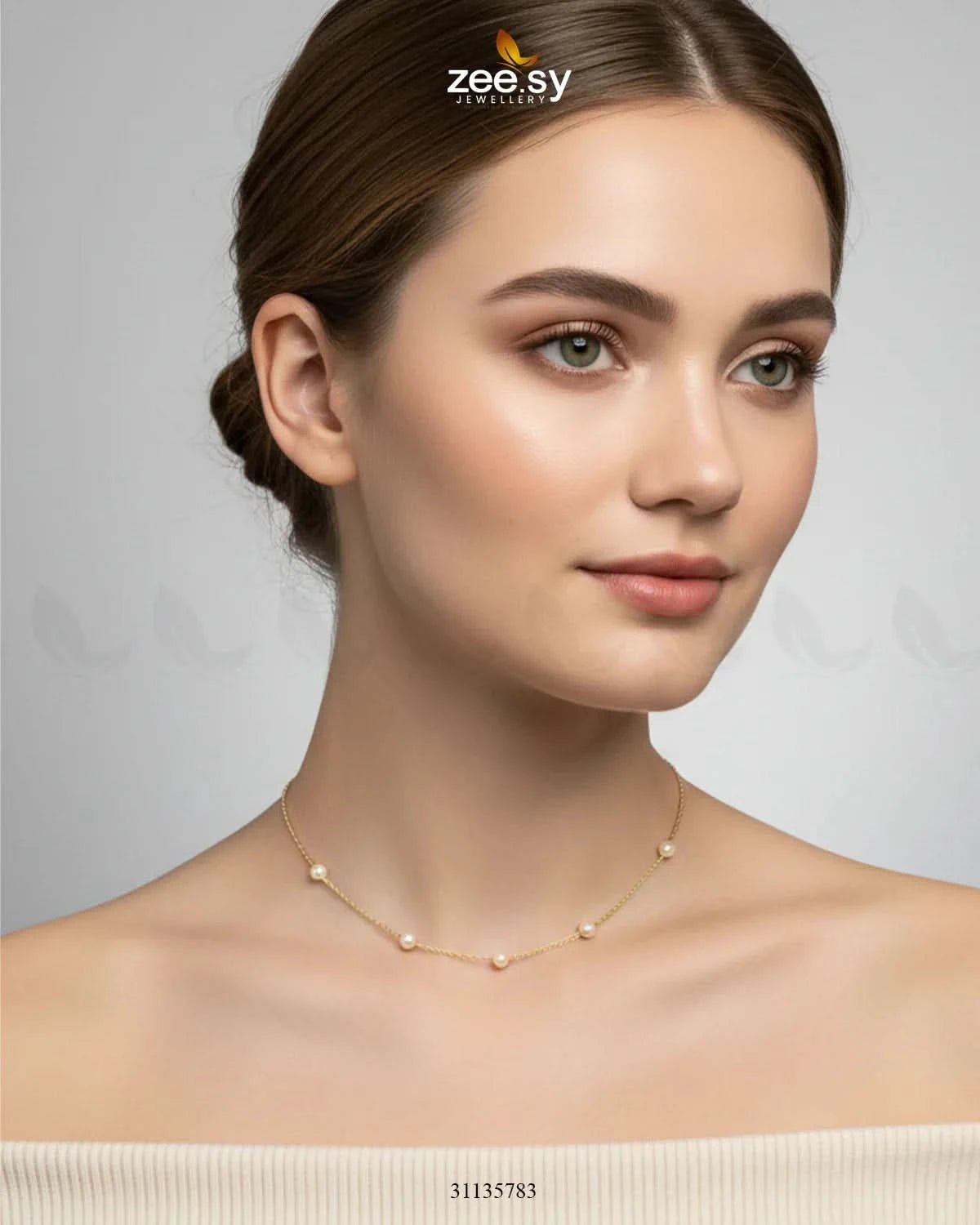 Vintage Faux Pearl Chain - Zeesy.pk