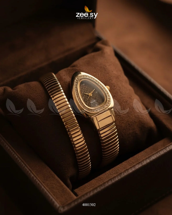 Vintage Style Serpent Wrist Watch