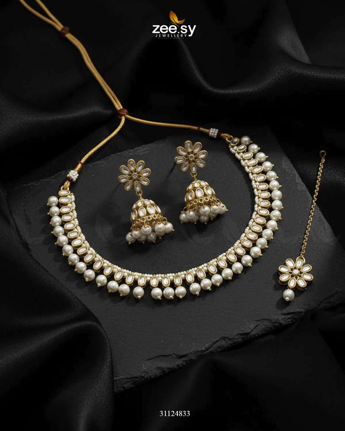 Magnificent Tonal Arch Bridal Set - Zeesy Jewellery
