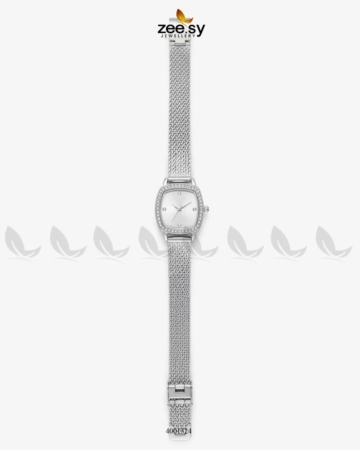 Wave Cushion Mesh Watch