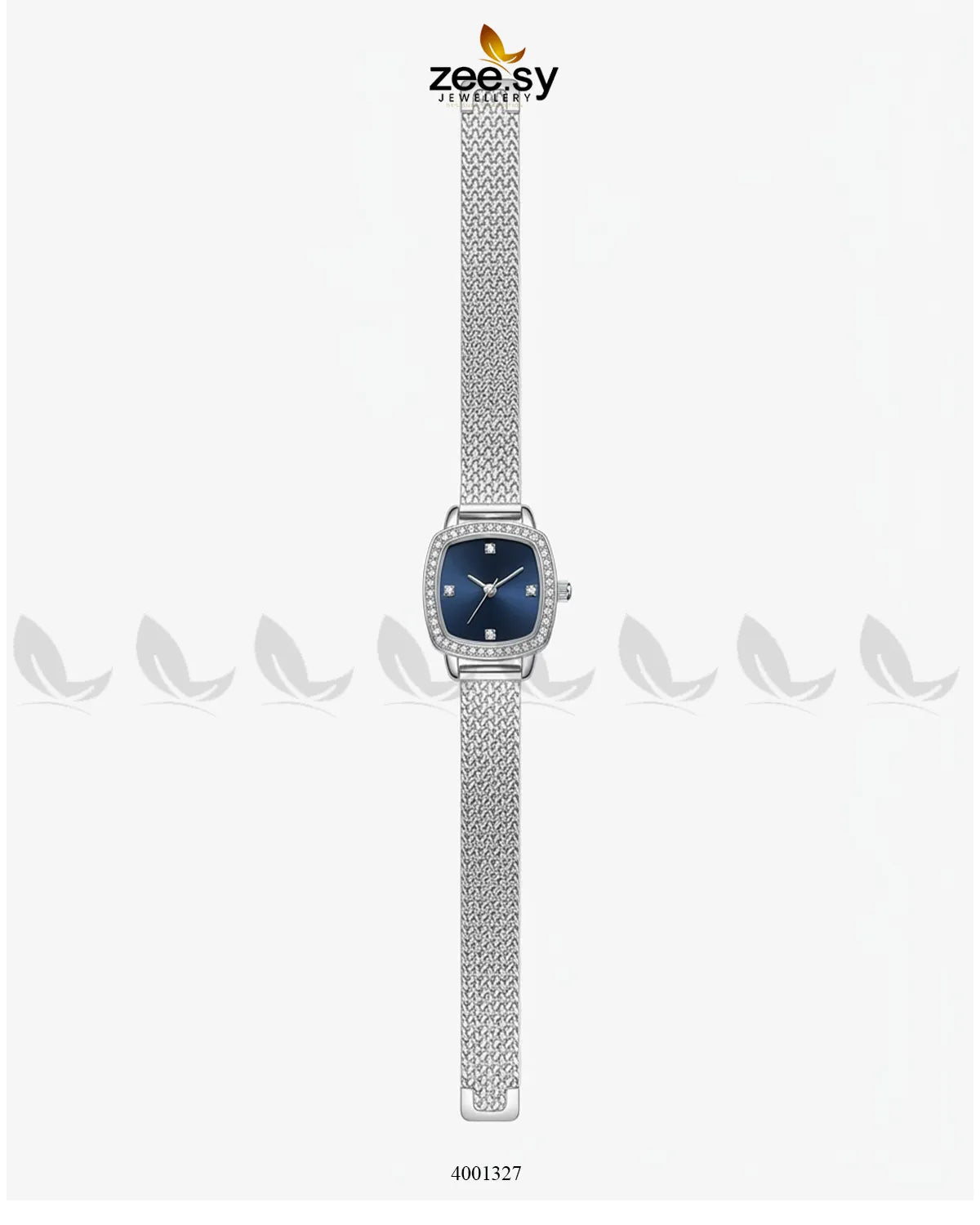 Wave Cushion Mesh Watch