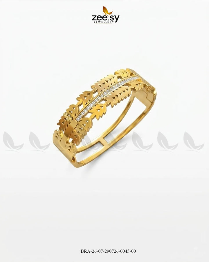 Wheat Pattern Stone Line Bracelet