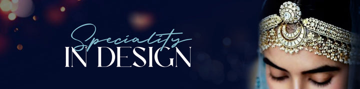 Exquisite women’s jewelry design banner featuring elegant headpiece and necklace on dark background