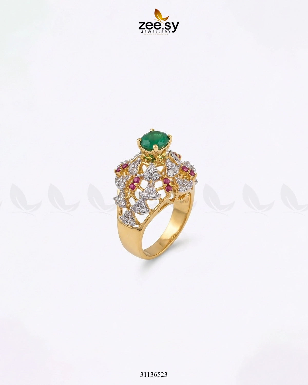 Zelora Stone Cluster Ring