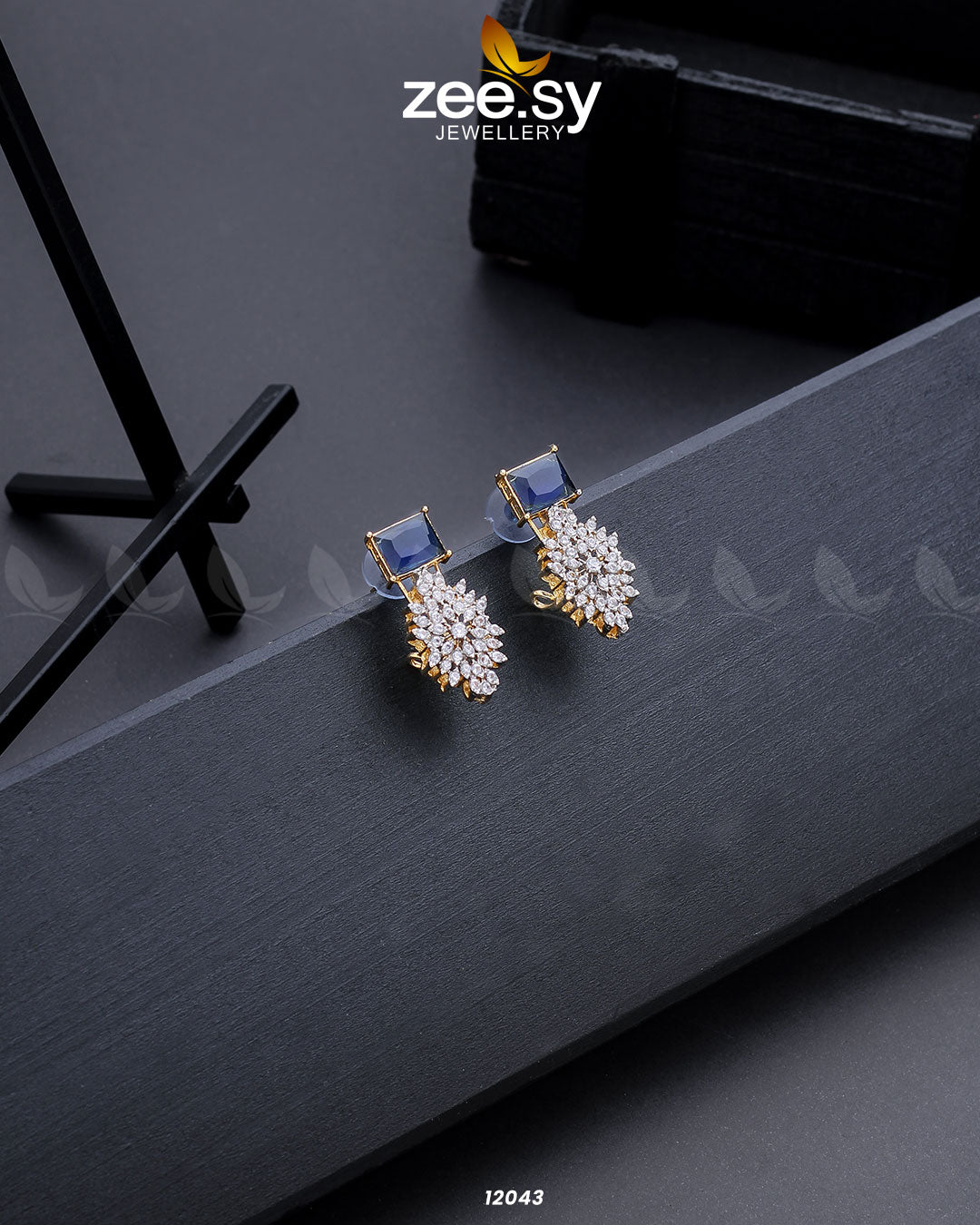 Zircon Cluster Earrings