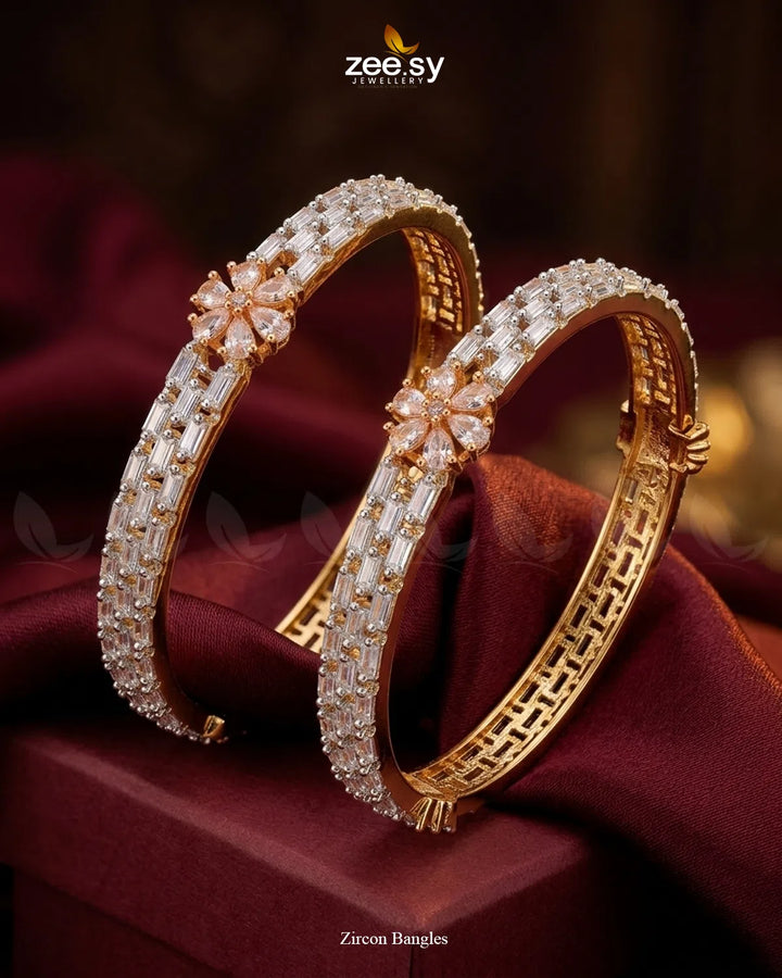Zircon Bangles Bangles - Zeesy Jewellery Pakistan | Premium Artificial & Imitation Jewellery