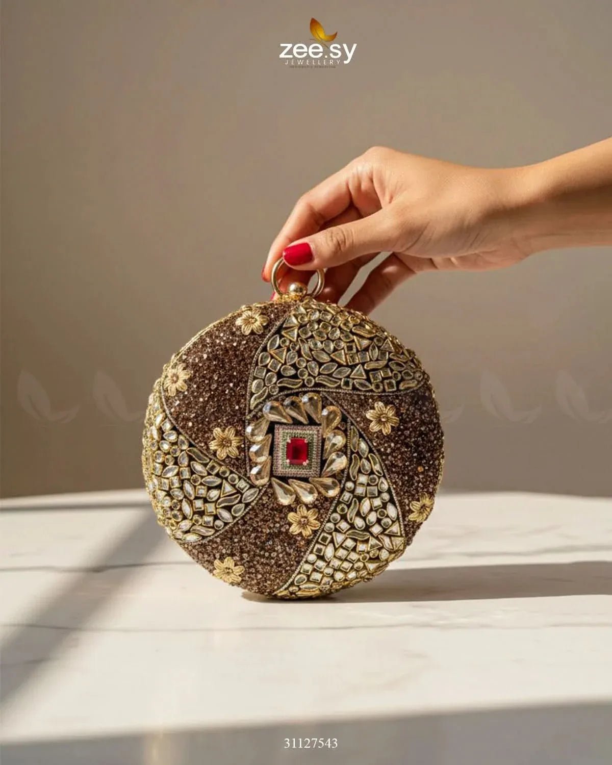 Celestial Mosaic Ball Bag ACCESSORIES - Zeesy Jewellery Pakistan | Premium Artificial & Imitation Jewellery