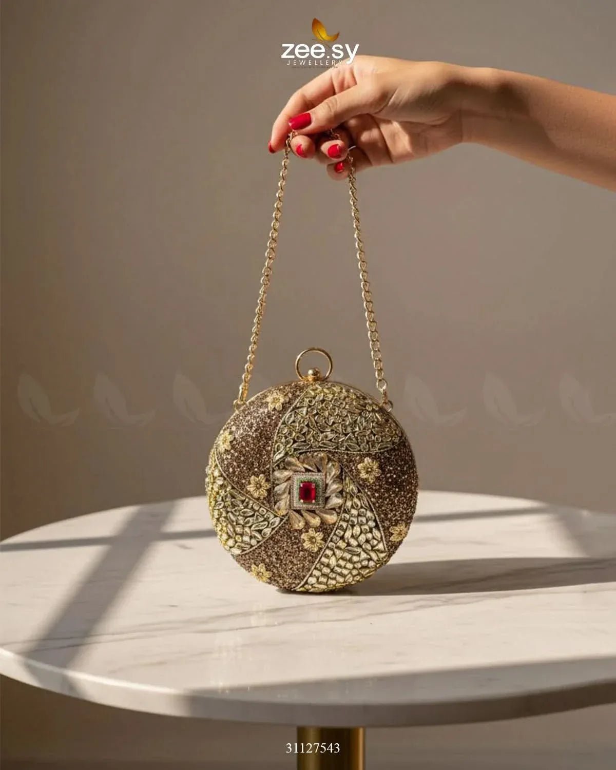 Celestial Mosaic Ball Bag ACCESSORIES - Zeesy Jewellery Pakistan | Premium Artificial & Imitation Jewellery