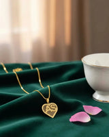 Heartfelt Pendant Initials Custom Necklace ACCESSORIES - Zeesy Jewellery Pakistan | Premium Artificial & Imitation Jewellery