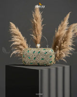 Majestic Gold Azure Evening Bag ACCESSORIES - Zeesy Jewellery Pakistan | Premium Artificial & Imitation Jewellery