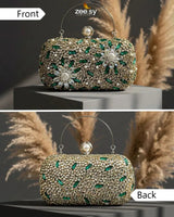 Majestic Gold Azure Evening Bag ACCESSORIES - Zeesy Jewellery Pakistan | Premium Artificial & Imitation Jewellery