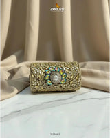 Moon Center Baroque Clutch Bag ACCESSORIES - Zeesy Jewellery Pakistan | Premium Artificial & Imitation Jewellery