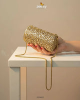 Moon Center Baroque Clutch Bag ACCESSORIES - Zeesy Jewellery Pakistan | Premium Artificial & Imitation Jewellery