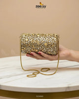 Rich Leaf Vine Clutch Bag ACCESSORIES - Zeesy Jewellery Pakistan | Premium Artificial & Imitation Jewellery