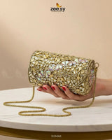 Rich Leaf Vine Clutch Bag ACCESSORIES - Zeesy Jewellery Pakistan | Premium Artificial & Imitation Jewellery