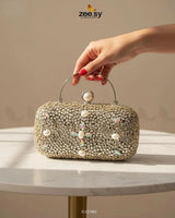 Shimmering Baroque Pearl Bag ACCESSORIES - Zeesy Jewellery Pakistan | Premium Artificial & Imitation Jewellery