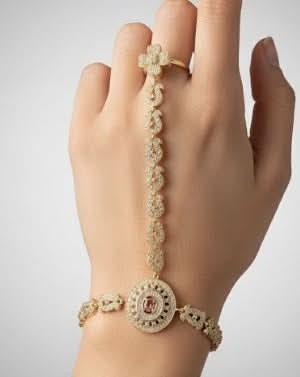 Vintage Clover Stone Anja ACCESSORIES - Zeesy Jewellery Pakistan | Premium Artificial & Imitation Jewellery