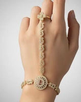 Vintage Clover Stone Anja ACCESSORIES - Zeesy Jewellery Pakistan | Premium Artificial & Imitation Jewellery
