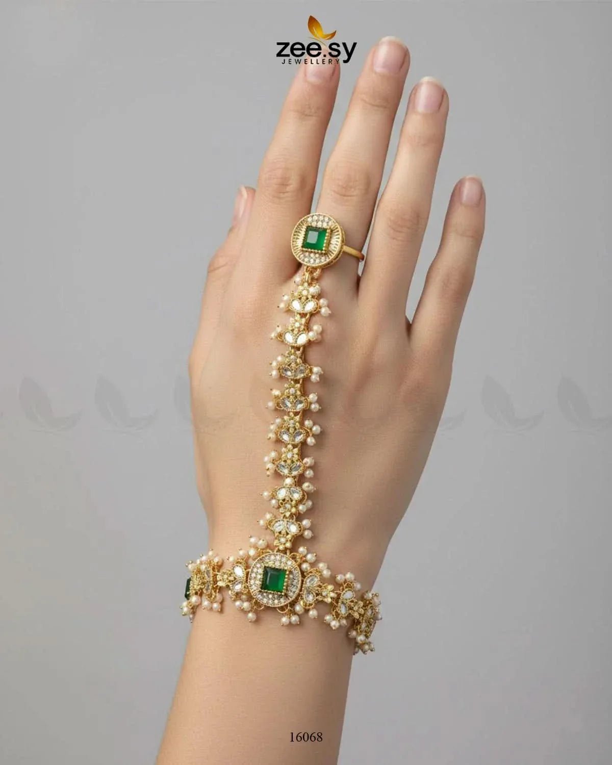 Majestic Azalea Hand Anja Accessories ACCESSORIES - Zeesy Jewellery Pakistan | Premium Artificial & Imitation Jewellery
