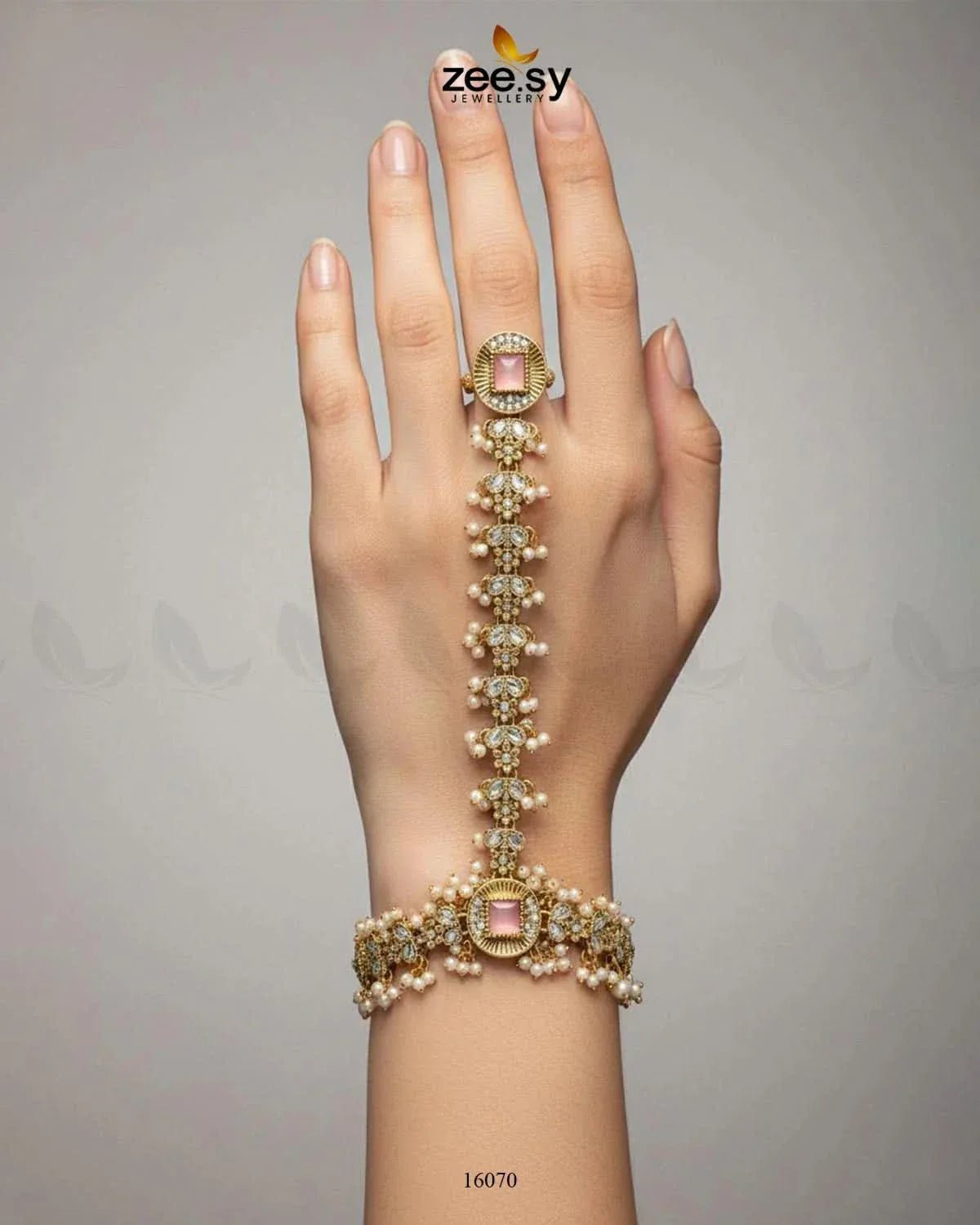 Majestic Azalea Hand Anja Accessories ACCESSORIES - Zeesy Jewellery Pakistan | Premium Artificial & Imitation Jewellery