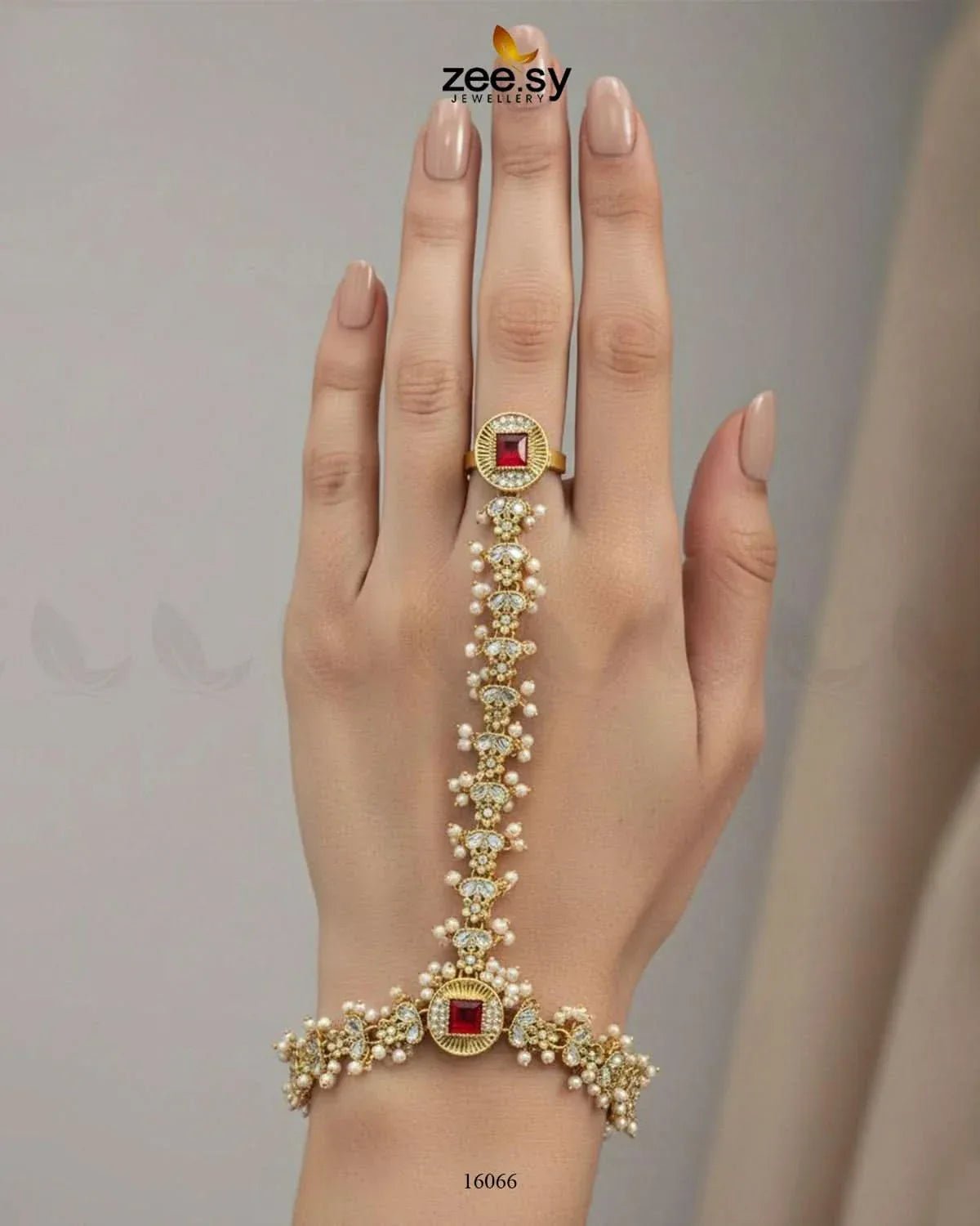Majestic Azalea Hand Anja Accessories ACCESSORIES - Zeesy Jewellery Pakistan | Premium Artificial & Imitation Jewellery