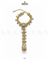 Majestic Azalea Hand Anja Accessories Golden Champagne ACCESSORIES - Zeesy Jewellery Pakistan | Premium Artificial & Imitation Jewellery