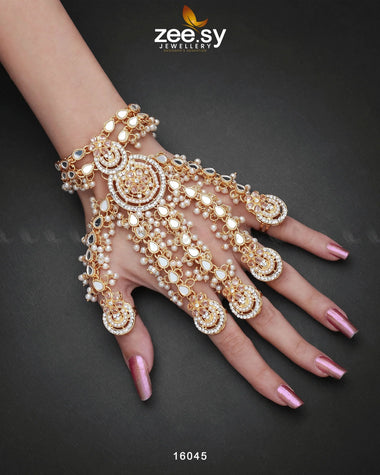 Phool Hath Accessories Golden Champagne ACCESSORIES - Zeesy Jewellery Pakistan | Premium Artificial & Imitation Jewellery