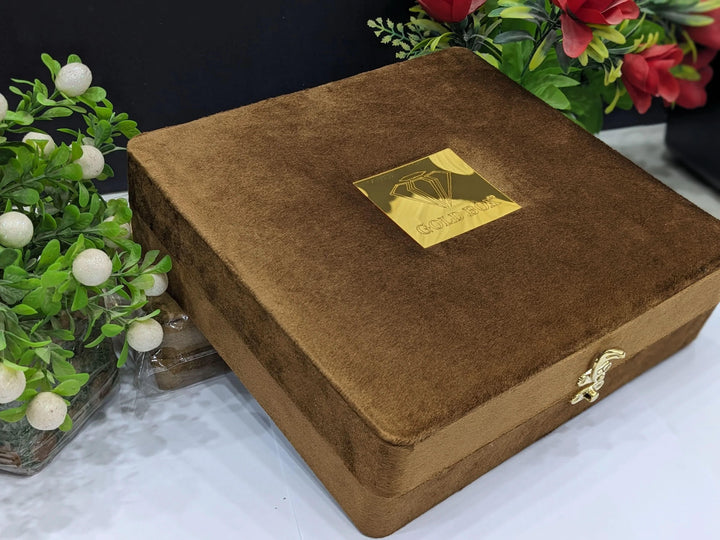 Premium Velvet Box Bridal Set Collar Box ACCESSORIES - Zeesy Jewellery Pakistan | Premium Artificial & Imitation Jewellery