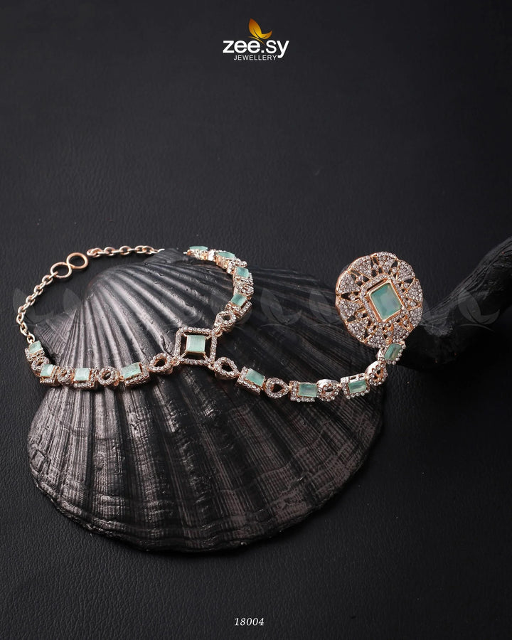 Delicate Anja Mint Green Anja - Zeesy Jewellery Pakistan | Premium Artificial & Imitation Jewellery
