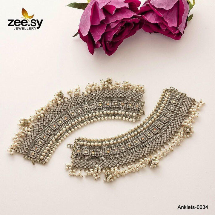 ANKLETS-0034 Anklets - Zeesy Jewellery Pakistan | Premium Artificial & Imitation Jewellery