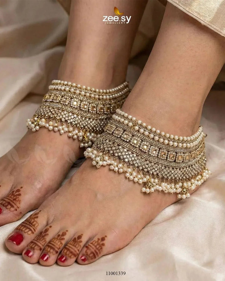 ANKLETS-0034 Anklets - Zeesy Jewellery Pakistan | Premium Artificial & Imitation Jewellery
