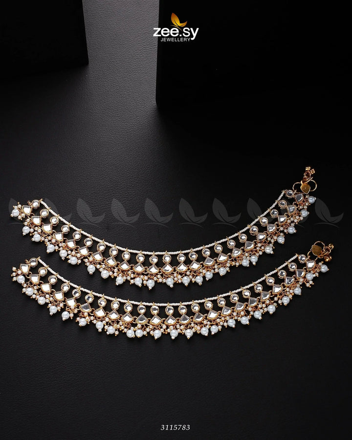 Benitoite Anklets Anklets - Zeesy Jewellery Pakistan | Premium Artificial & Imitation Jewellery