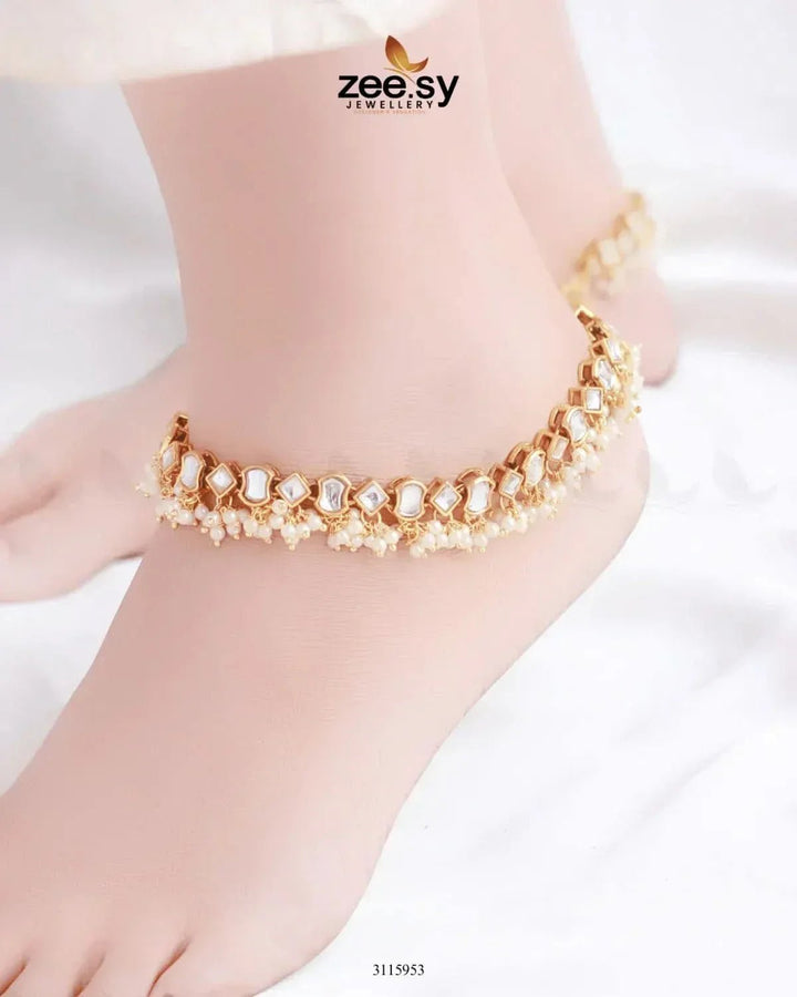 Malini Anklet Anklets - Zeesy Jewellery Pakistan | Premium Artificial & Imitation Jewellery