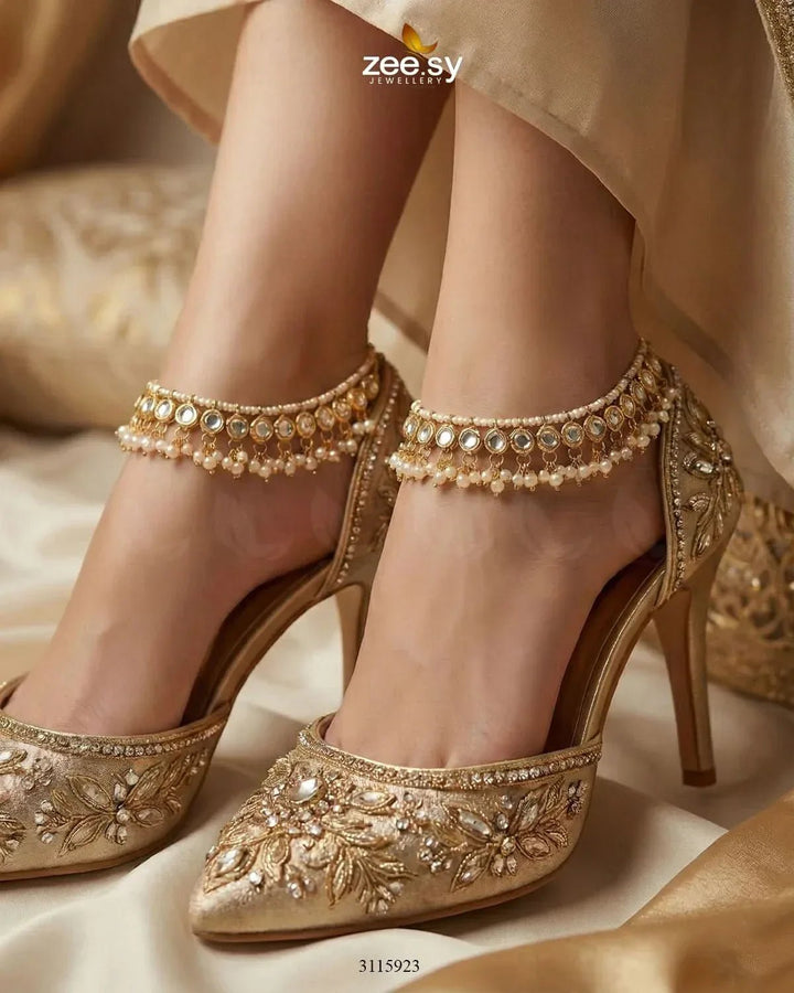 Simone Anklet Anklets - Zeesy Jewellery Pakistan | Premium Artificial & Imitation Jewellery