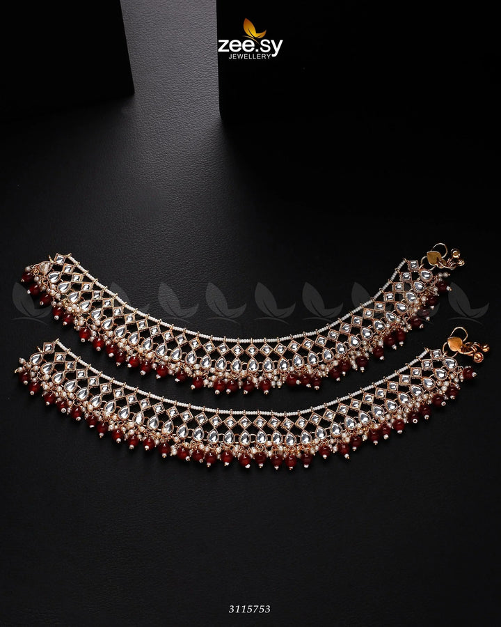 Tanzanite Anklet Anklets - Zeesy Jewellery Pakistan | Premium Artificial & Imitation Jewellery