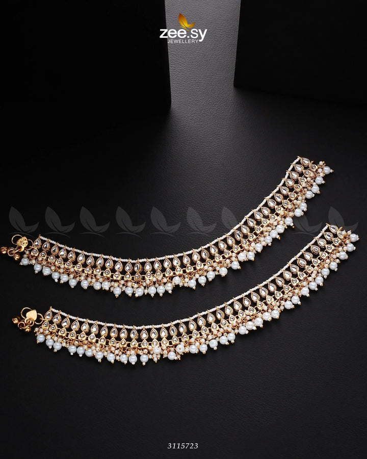 Atefeh Anklet Anklets - Zeesy Jewellery Pakistan | Premium Artificial & Imitation Jewellery