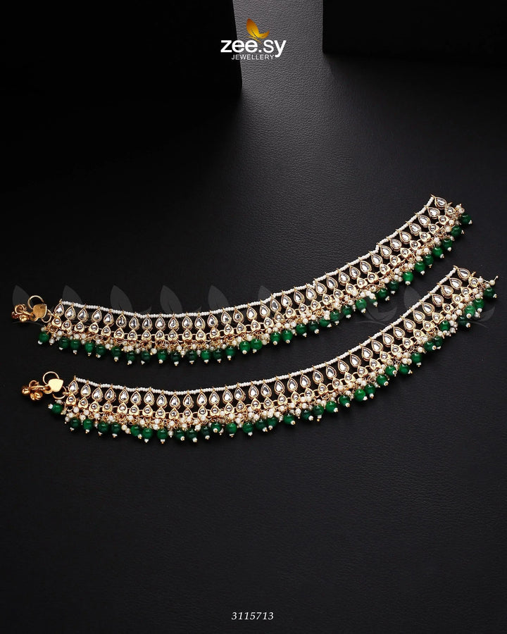 Atefeh Anklet Anklets - Zeesy Jewellery Pakistan | Premium Artificial & Imitation Jewellery