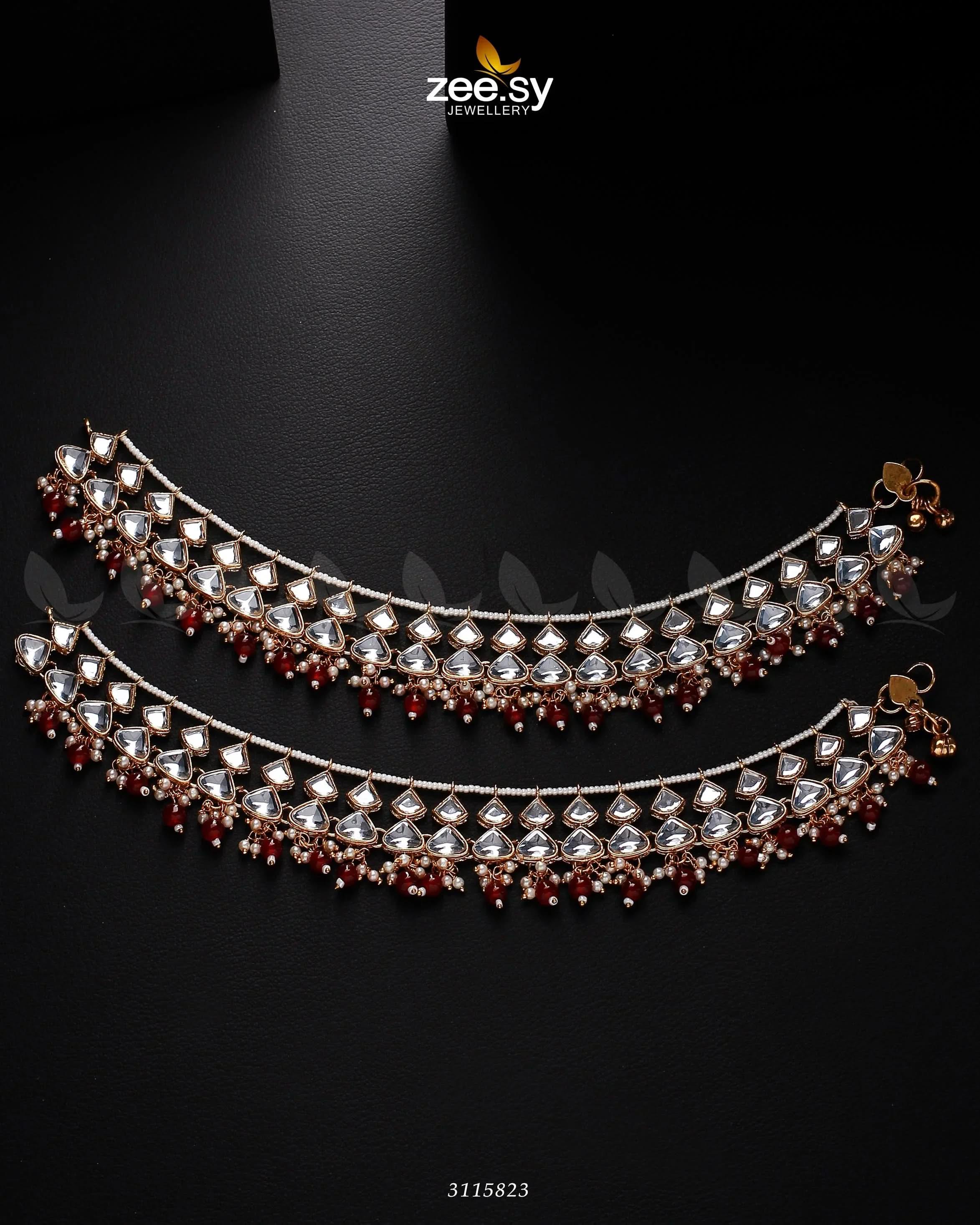 Minisha Anklets - Zeesy.pk