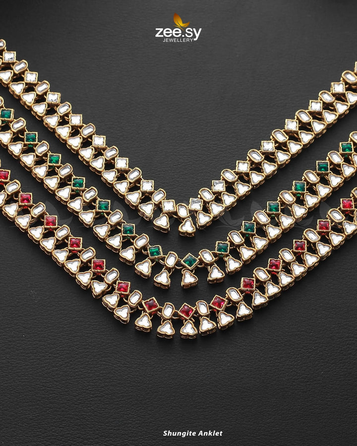 Shungite Anklet Anklets - Zeesy Jewellery Pakistan | Premium Artificial & Imitation Jewellery