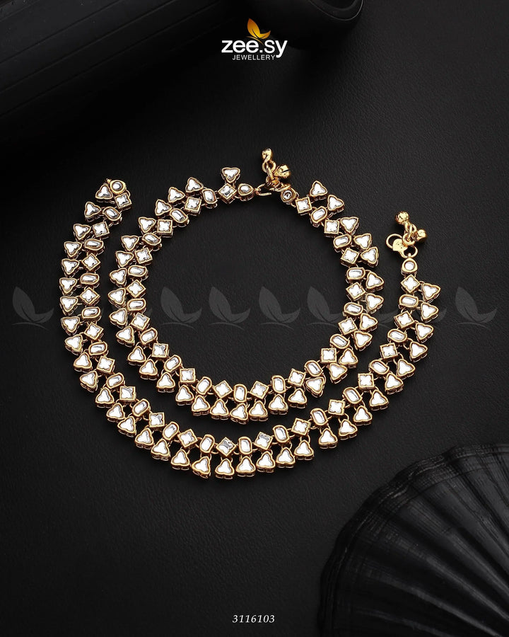 Shungite Anklet Anklets - Zeesy Jewellery Pakistan | Premium Artificial & Imitation Jewellery