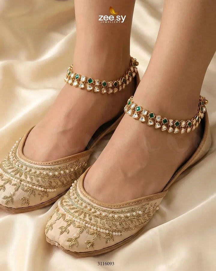 Shungite Anklet Anklets - Zeesy Jewellery Pakistan | Premium Artificial & Imitation Jewellery