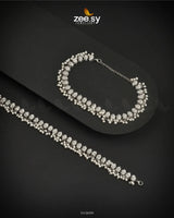 Zephyr Delicate Shimmer Anklets - Zeesy.pk
