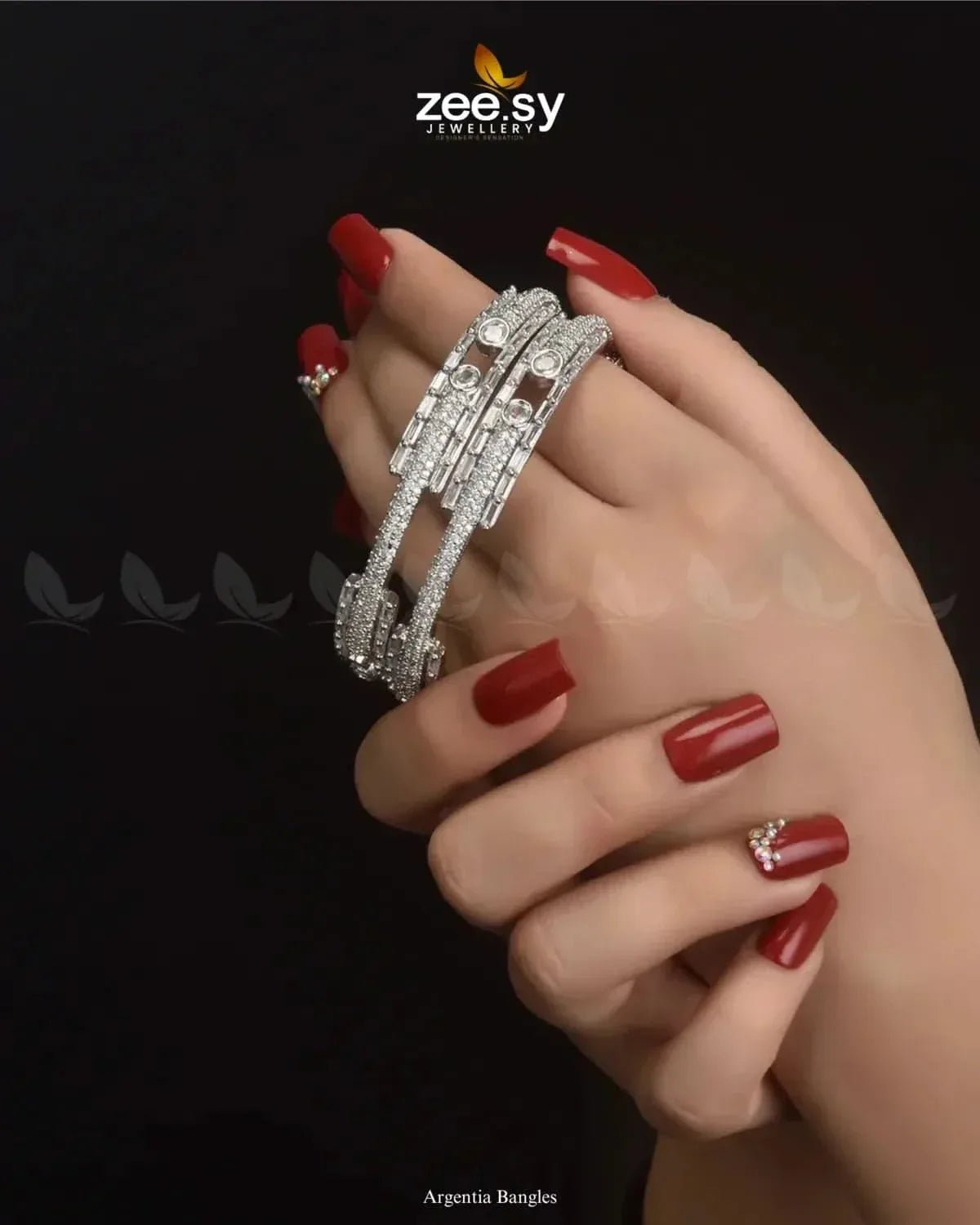 Argentia Bangles Bangles - Zeesy Jewellery Pakistan | Premium Artificial & Imitation Jewellery