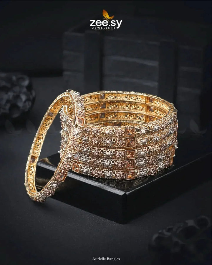 Aurielle Bangles Bangles - Zeesy Jewellery Pakistan | Premium Artificial & Imitation Jewellery